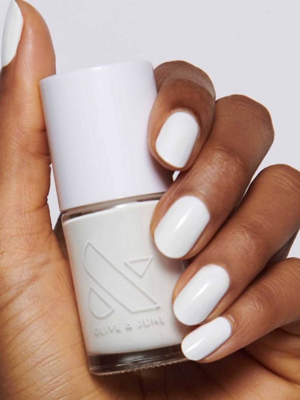 Olive & June White Nail Polish Duo